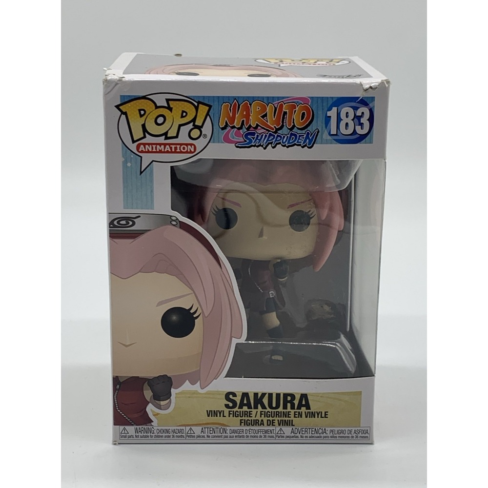 Funko Pop Sakura #183 Naruto Shippuden Animation Vinyl Figure Damaged